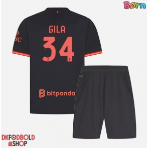 AC Milan Mario Gila #34 Tredje trøje Børn 2026-27 Kort ærmer (+ korte bukser)